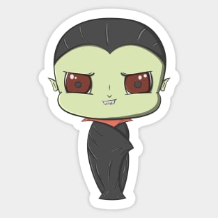 Cartoon Dracula Sticker